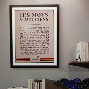 A3 Poster Mauritian Words