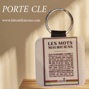 Elegant "Mauritian Words" Key Holder