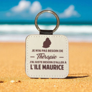 Elegant "Therapy in Mauritius" Card Holder