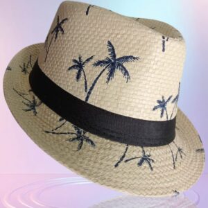 Chapeau de paille "Cocotier" : L'incontournable de vos vacances à Maurice