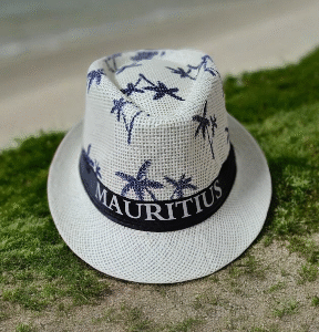 MAURITIUS Coconut Palm Straw Hat
