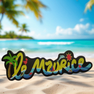"Ile Maurice" Magnet: A Stylish and Practical Souvenir