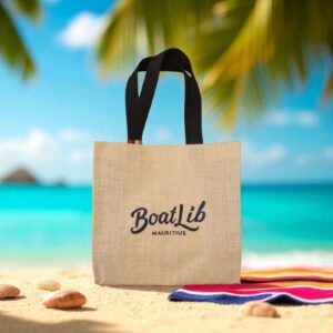 BOATLIB Small Jute Bag: The Chic Essential of Mauritius